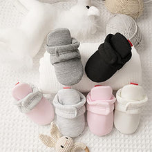 Load image into Gallery viewer, Meckior Infant Baby Boys Girls Cotton Booties Winter Fleece Warm Cozy Socks Soft Bottom Newborn Toddle First Walkers Crib Shoes with Grippers
