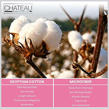 Load image into Gallery viewer, CHATEAU HOME COLLECTION 100% Egyptian Cotton Sheets King Size, 800 Thread Count White 4 Piece Sheet Set, Solid Sateen Weave, 16" Deep Pocket (Fits Upto 18" Mattress), Long Staple Cotton Bedsheet Set
