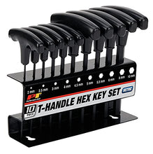 Load image into Gallery viewer, Performance Tool W80275 Metric T-Handle Hex Key Set, 10-Piece
