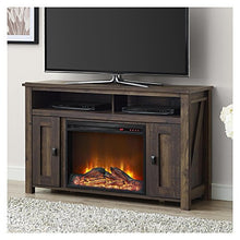 Load image into Gallery viewer, Ameriwood Home Farmington Electric Fireplace TV Console for TVs up to 50", Rustic
