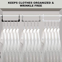 Load image into Gallery viewer, Closet Organizers and Storage,12 Pack Sturdy Closet Organizer Hanger for Heavy Clothes,Upgraded Closet Storage Space Saving Hangers,Magic Closet Organization Clothes Hanger,Dorm Room Essentials
