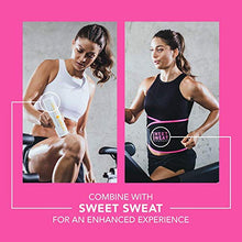 Load image into Gallery viewer, Sweet Sweat Premium Waist Trimmer (Pink Logo) for Men &amp; Women ~ Includes Free Sample of Sweet Sweat Gel! (SM: 8" Width x 35" Length)
