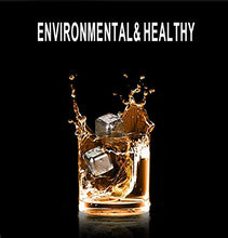Load image into Gallery viewer, DERNORD Exclusive Stainless Steel Whiskey Stones - High Cooling technology Ice Cubes Chilling Rocks Reusable Wine Stone Durable Beer Drink Freezer Cooler Rock for Christmas and Birthday Gifts
