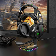 Load image into Gallery viewer, Jeecoo J65 USB Gaming Headset for PC - 7.1 Surround Sound Heavy Bass Headphones with Unique Cushion Pads, Clear and Crystal Microphone - Plug &amp; Play for Laptop Computers
