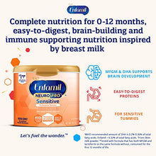 Load image into Gallery viewer, Enfamil Enfamil Neuropro Sensitive Baby Formula, Powder Can, 19.5 Ounce, Pack of 4

