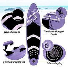 Load image into Gallery viewer, FBSPORT 10'6'' Premium Inflatable Stand Up Paddle Board, Yoga Board with Durable SUP Accessories &amp; Carry Bag | Wide Stance, Surf Control, Non-Slip Deck, Leash, Paddle and Pump for Youth &amp; Adult
