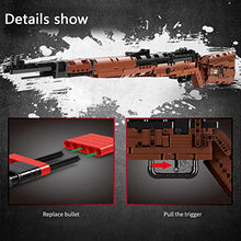 Load image into Gallery viewer, Goshfun 1025Pcs+ Simulation Large Scale Single Double Shot 98K Toy Blaster Building Block Model Set Compatible with Lego, Small Particle Bricks Assembly Mechanical Weapon Model Toy
