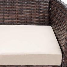 Load image into Gallery viewer, Homall 4 Pieces Outdoor Patio Furniture Sets Rattan Chair Wicker Set, Outdoor Indoor Use Backyard Porch Garden Poolside Balcony Furniture Sets (Brown and Beige)
