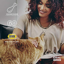Load image into Gallery viewer, GNC Pets ADVANCED Calming Cat Chews Cats, 60 ct | Chicken Flavored Cat Soft Chews for Calming &amp; Relaxation | Thiamine, L-Tryptophan, &amp; Chamomile Cat Calming Supplements | Made in the USA
