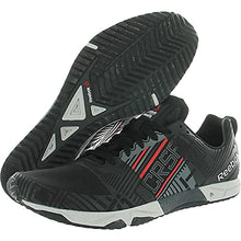 Load image into Gallery viewer, Reebok Crossfit Sprint 2.0 Mens Training Shoe, Black / Excellent Red / Graphite / Steel, 11.5
