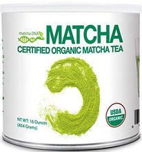 Load image into Gallery viewer, MATCHA DNA Certified Organic Matcha Green Tea Powder (16 oz TIN CAN)
