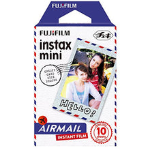Load image into Gallery viewer, Fujifilm Instax Mini 5 Pack Bundle Includes Stained Glass, Comic, Stripe, Shiny Star, Airmail. 10 sheets X 5 Pack = 50 Sheets.
