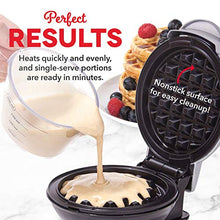 Load image into Gallery viewer, Dash Mini Maker: The Mini Waffle Maker Machine for Individual Waffles, Paninis, Hash browns, &amp; other on the go Breakfast, Lunch, or Snacks - Silver
