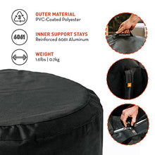 Load image into Gallery viewer, Solo Stove Yukon Shelter Protective Fire Pit Cover for Round Fire Pits Waterproof Cover Great Fire Pit Accessories for Camping and Outdoors, Black

