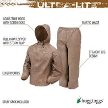 Load image into Gallery viewer, FROGG TOGGS Men's Ultra-Lite2 Waterproof Breathable Protective Rain Suit, Khaki, XX-Large
