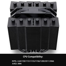 Load image into Gallery viewer, Thermalright Silver Soul 135 Black Dual Tower CPU Air Cooler, 6x6mm Heat Pipes, 135mm Height, D12Pro PWM Fan, Aluminium Heatsink Cover, AGHP Technology, for AMD AM4/Intel LGA1700/1200/1150/1151
