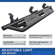Load image into Gallery viewer, OEDRO 6.5'' Running Boards Compatible with 2018-2022 Jeep Wrangler JL &amp; Unlimited 4 Door, Textured Black Side Step Rails Nerf Bars
