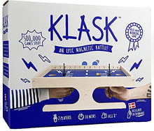 Load image into Gallery viewer, KLASK: The Magnetic Award-Winning Party Game of Skill - for Kids and Adults of All Ages That’s Half Foosball, Half Air Hockey
