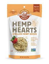 Load image into Gallery viewer, Hemp Hearts Shelled Hemp Seeds 8oz (Pack of 2) 10g Plant Based Protein, 12g Omega 3 &amp; 6 per Serving | Perfect for smoothies, yogurt, salad | Non-GMO, Vegan, Keto, Paleo, Gluten Free | Manitoba Harvest
