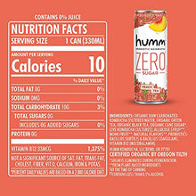 Load image into Gallery viewer, Humm Probiotic Kombucha Zero Sugar Peach Tea - No Refrigeration Needed, Keto-Friendly, Organic, Vegan, Gluten-Free - 11oz Cans (4 Pack)
