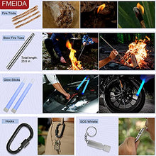 Load image into Gallery viewer, Gifts for Men Dad Husband Fathers Day, Survival Gear and Equipment Survival Kit, Christmas Stocking Stuffers Cool Gadgets Ideas for Him Teen Boy Boyfriend Hunting Hiking Emergency Camping Accessories
