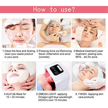 Load image into Gallery viewer, 7 Color LED Facial Mask, Yofuly Portable Photon Anti-aging Skin Rejuvenation Treatment Skin Toning Facial Skin Care Mask Device for Home Salon Use
