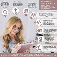 Load image into Gallery viewer, Law of Attraction Life &amp; Goal Planner - A 12 Month Journey Creating Your Dream Life - Personal Gratitude Journal, Week Success Planner, Vision Board &amp; Organizer + Planner Stickers
