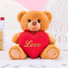 Load image into Gallery viewer, Lazada Teddy Bear with Heart Stuffed Animal(I Love You) Gifts 8 Inches
