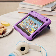 Load image into Gallery viewer, Fire HD 8 Kids tablet, 8" HD display, ages 3-7, 32 GB, includes a 1-year subscription to Amazon Kids+ content, Purple Kid-Proof Case, (2020 release)
