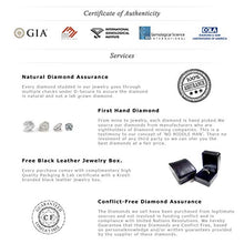 Load image into Gallery viewer, Diamond Pendants 1/2 cttw Certified Natural Diamond &amp; Amethyst Halo Necklace Pendant in 14 K Solid Gold Trending Designs (IJ color, SI clarity)
