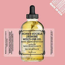 Load image into Gallery viewer, Provence Beauty Honey Suckle Jasmine Multi-Use Oil for Face, Body &amp; Hair - Hydrates Skin &amp; Restores Hair's Natural Shine - Enriched with Apricot Oil, Fractionated Coconut Oil &amp; Vitamin E - 4 Fl Oz
