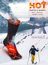 Load image into Gallery viewer, Bymore 2 Pairs Thermal Socks for Men,Heated Socks for Women, Warm Thick Winter Socks Insulated Cold Weather
