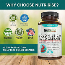Load image into Gallery viewer, Colon Cleanser Detox for Weight Loss. 15 Day Fast-Acting Extra-Strength Cleanse with Probiotic &amp; Natural Laxatives for Constipation Relief &amp; Bloating Support. 30 Detox Pills to Detoxify &amp; Boost Energy
