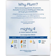 Load image into Gallery viewer, Plum Organics Tots Plum Organic Toddler Food, Sweet Potato, Carrot, Blueberry, Apple, Greek Yogurt, Millet &amp; Oat, 4 oz, 4 ct

