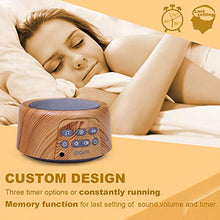 Load image into Gallery viewer, Douni Sleep Sound Machine - White Noise Machine with 24 Soothing Sounds for Sleeping &amp; Relaxation, Timer &amp; Memory Function,Sleep Therapy for Kid, Adult, Nursery, Home,Office,Travel.Wood Grain
