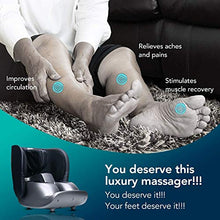 Load image into Gallery viewer, Naipo Foot and Calf Massager Foldable Machine Shiatsu Rolling Tapping and Air Compression Feet Massage with Heat, Leg Beautician Massager

