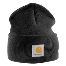 Load image into Gallery viewer, Carhartt - Acrylic Watch Cap - Black Branded Winter Ski Hat, Beanie…
