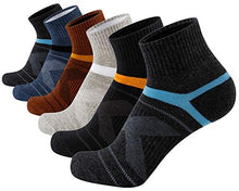 Load image into Gallery viewer, Aserlin Mens Athletic Socks Performance Cotton Cushioned Just Cover Above Ankle Socks for Sport and Casual 6-Pack-RENZI
