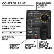 Load image into Gallery viewer, Westinghouse iGen2200 Portable Inverter Generator 1800 Rated &amp; 2200 Peak Watts, Gas Powered, CARB Compliant
