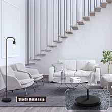 Load image into Gallery viewer, Industrial Floor Lamp - Floor Lamp with Eye Caring，LED Bulb Included, Led Floor Lamps for Bedroom, Floor Lamps for Living Room, in-Line On/Off Foot Switch,Matte Black

