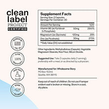 Load image into Gallery viewer, 3-in-1 Zinc Picolinate Magnesium Glycinate Supplements with Vitamin B6 | Reproductive &amp; Fertility Health, Hormone Balance, Immune System Support | PCOS Support | 60 Vegetarian Capsules
