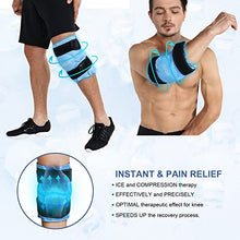 Load image into Gallery viewer, REVIX Ice Pack for Knee Pain Relief, Reusable Gel Ice wrap for Leg Injuries, Swelling, Knee Replacement Surgery, Cold Compress Therapy for Arthritis, Meniscus Tear and ACL
