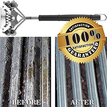 Load image into Gallery viewer, GRILLART Grill Brush and Scraper Bristle Free, 17-Inch Grill Cleaning Brush, Stainless Steel
