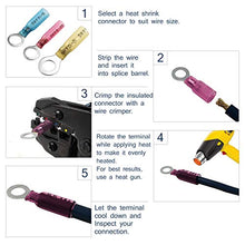 Load image into Gallery viewer, 580 PCS Heat Shrink Wire Connectors, Sopoby Electrical Terminals Kit Marine Automotive Crimp Connector Assortment, Ring Fork Spade Butt Splices
