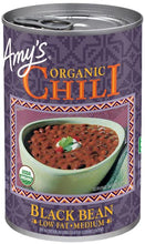 Load image into Gallery viewer, Amy's Organic Chili, Black Bean, Low Fat, Medium 14.7 oz
