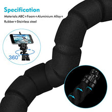 Load image into Gallery viewer, YeahWhee Phone Tripod, Flexible Cell Phone Selfie Stick Tripod Stand Camera Tripod Holder with Wireless Bluetooth Remote and Universal Clip for iPhone, Android Phone, Sports Camera GoPro
