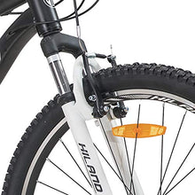 Load image into Gallery viewer, Hiland 26 Inch Mountain Bike for Women 21Speed MTB Bicycle 18 Inch Suspension Fork Urban Commuter City Bicycle White&amp;Black
