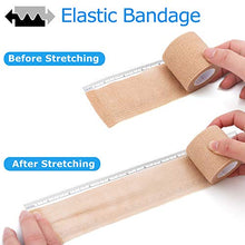 Load image into Gallery viewer, 10 Pack Self Adherent Bandage Wrap, 2” x 5 Yards, Medical Tape, Self-Adherent Wrap, Athletic Elastic Cohesive Bandage, First Aid Tape, Sports Tape for Stretch Athletic, Ankle Sprains &amp; Swelling
