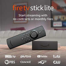 Load image into Gallery viewer, Fire TV Stick Lite with Alexa Voice Remote Lite (no TV controls), HD streaming device
