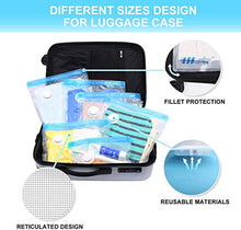 Load image into Gallery viewer, VMSTR Travel Vacuum Storage Bags with USB Electric Pump, Medium Small Space Saver Bags for Travel (8 PCS)
